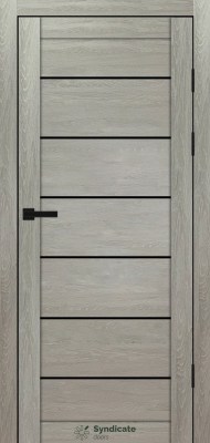 SD-PVC-108 Дуб ровера скло BLK